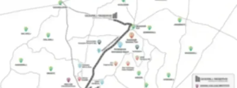 Prestige Golden Grove Apartment Location Map With Birds Eye View hd by Prestige Group located at Kollur, near Tellapur, Hyderabad Telangana